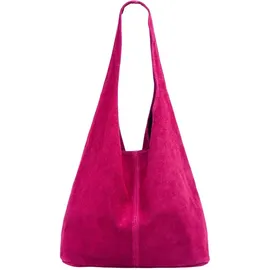 CASPAR Modell No.767 Shopper Wildleder Fuchsia