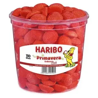 HARIBO Primavera Erdbeeren Maxi-Größe 150 St.