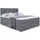 altdecor Boxspringbett MARCE KING - 160x200 - H3/H4 - Dunkelgrau