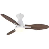 GLOBO LED Deckenventilator 107 cm Braun