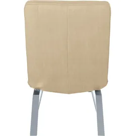 W.Schillig Relaxliege daily dreams Leder/Polyester 65 x 91 x 170 cm beige mit Kissen