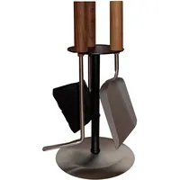 Lienbacher Kamingarnitur 3-teilig, schwarz beschichtet