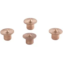 WOLFCRAFT Dübelfixe Dübel-Markierspitzen I 2911000 I Clevere Markierhilfe für passgenaue Dübelbohrungen, 4 Stück, Ø 6mm