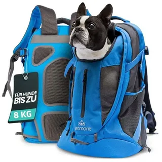 COFI 1453 Petmont Hunderucksack Blau bis 8 kg Tragekraft, ideal für Reisen