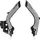 Acerbis Rahmenschutz X-Grip Schwarz/Grau Lenkergriffe