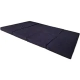 Natalia Spzoo – Doppel Klappmatratze 200 x 140 x 8 cm – Faltbare Matratze für erholsamen Schlaf – Vielseitige Gästematratze und Bodenmatratze (0001)