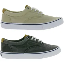 SPERRY Bahama Striper II Cvo SW Herren Leinen-Sneaker mit Wave-Siping-Technologie in verschiedenen Farben - 39