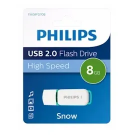Philips Snow Edition 8 GB weiß/grün