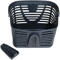 JISADER Fahrradkorb vorne, Fahrradzubehör, Elektro-Scooter, Frontkorb, Stabiler Fahrradkorb, Aufbewahrungskorb zum Einkaufen, Wandern, klein