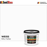 Dachfarbe Sockelfarbe Weiss 4 kg Fassadenfarbe RAL Farbe Nano Polymermembran