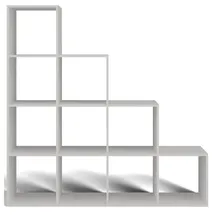 Selsey Stufenregal Stepi Raumteiler 153 x 30 x 152 cm Weiß