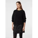 Comma, Strickpullover, schwarz, 34
