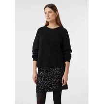 Comma, Strickpullover, schwarz, 34