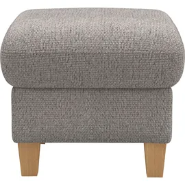 Home Affaire Polsterhocker Glendale 58 x 48 x 58 cm Silber