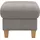 Home Affaire Polsterhocker Glendale 58 x 48 x 58 cm Silber
