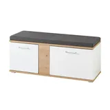 Sconto Garderobenbank ¦ weiß ¦ Maße (cm): B: 120 H: 50 T: 38.0