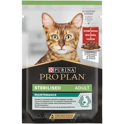 Purina Pro Plan Sterilisiert mit Rindfleisch für Katzen 85g