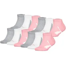Puma Socken-Sets 12er Pack Grau/Pink/Weiß 39-42