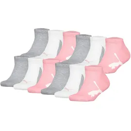 Puma Socken-Sets 12er Pack Grau/Pink/Weiß 39-42