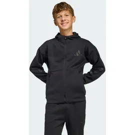 adidas Z.N.E. Reißverschlusspullover Black / Black 128
