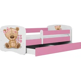 raumhirsch furniture Kinderbett Raumhirsch 80 x 160 cm Holzwerkstoff rosa