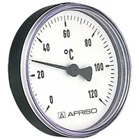 Afriso Bimetall Thermometer 0-120 Grad 63708 Gehäuse 80mm, 40mm