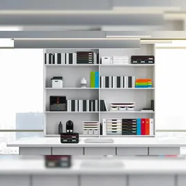 Exacompta Schubladenbox STORE-BOX MAXI 6-tlg. harlekin/weiß