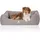 Knuffelwuff Hundebett Leano XXXL 155 x 105 cm grau