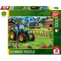 Schmidt Spiele Alpenvorland mit Traktor: John Deere 6120M (58535)