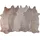 LUXOR LIVING Rinderfell Deluxe Fellteppich 160 x 240 cm Beige/Silber/Weiß