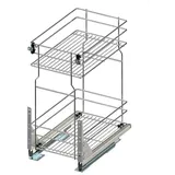 Prima-Online Auszugsunterschrank Unterschrankauszug Küchenauszug Schrankauszug Bodenschiene 150-600 mm 25 cm