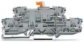 Wago 2002-2972 Doppelstock-Trennklemme, mit schwenkbarem Trennmesser, konturengleich mit Doppelstock-Doppeltrennklemme, grau 20022972 - 50 Stück