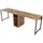 vente-unique Schreibtisch Atlantische Kiefer Schwarz