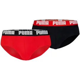 Puma Slip rot/schwarz L 2er Pack