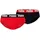 Puma Slip rot/schwarz L 2er Pack
