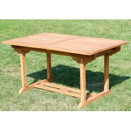 aleos TEAK Set 7-tlg. Braun