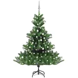 vidaXL Künstlicher Weihnachtsbaum Nordmann Grün 180 cm