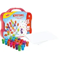 JOUSTRA J41806 Selbstfärbende Stempel Tiere im Kunststoffkoffer