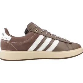 adidas Grand Court 2.0 Shoes Schuhe, Earth strata/core White/Matte Gold, 41 1/3