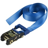 Master Lock 4359EURDAT Zertifizierter Spanngurt mit Ratsche, Blau, 6 m x 35 mm Gurt