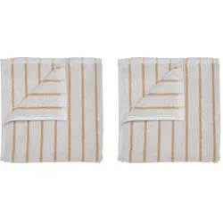 Blomus - Arto Gästehandtuch, 50 x 30 cm, micro chip / tan (2er-Set)