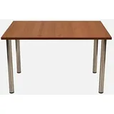 All4All Esstisch 100 cm - Wohnzimmer Tisch - Moderne Küchentisch - Esszimmermöbel - Dining Table - Esszimmertische - Küchentisch Klein - Nuss 100 x 60 cm