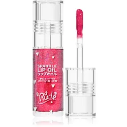 Rude Cosmetics Manga Collection Sparkle Lip Oil tönendes Lippenöl mit feuchtigkeitsspendender Wirkung Farbton Watermelon 4 g