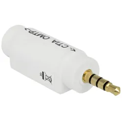 Delock Audio-Adapter - 4-poliger Mini-Stecker weiblich zu 4-poliger Mini-Stecker