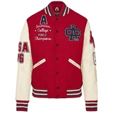 American College AC-10j VARSITY YTH RED/CAMEL 12 years