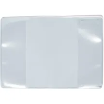 Herma 1335 Ausweishülle klappbar PP transparent, 80 x 113 mm für DIN A7 10 Stück, 2-fach Ausweishalter zum Schutz für Dokumente im Format, Plastik Kartenhüllen Schutzhüllen Set, durchsichtig