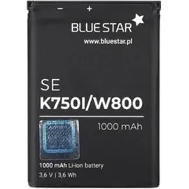 Bluestar Akku Ersatz kompatibel mit Sony Ericsson K750i 1000mAh 3,6V Li-lon Austausch Batterie Accu BST-36 W800, W550i, Z300