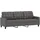 vidaXL 3-Sitzer-Sofa Grau 180 cm Kunstleder