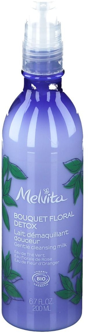 Melvita Floral Bouquet Detox Sanfte Reinigungsmilch Bio Gesicht