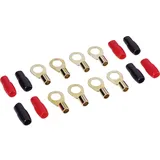 SINUSLIVE Car HiFi Ringkabelschuh 8er Set 10 mm2, 8 mm